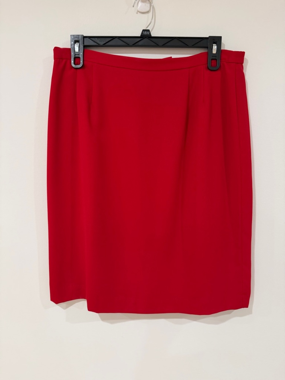 Classic Red Work Skirt